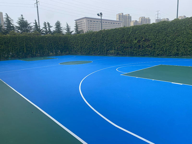硅PU材料球场